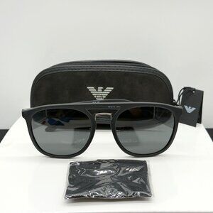 Georgio Armani AR8118 5001/87 Matte Black Sunglasses Grey Lens Read